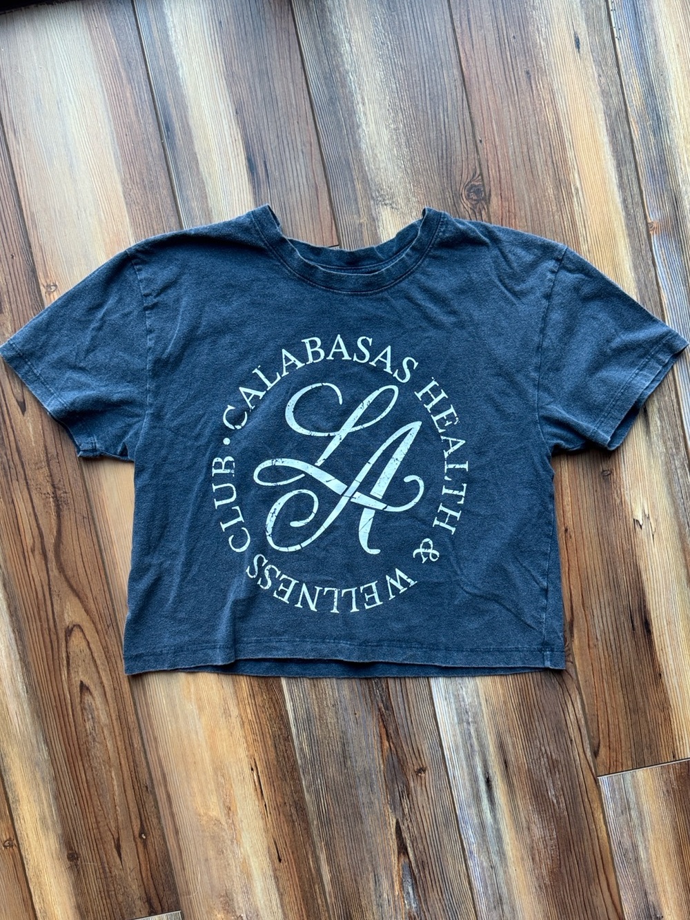 Cropped oversized Tee slate size XS